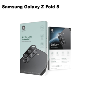 Green Lion Acrylic Lens Protector for Samsung Galaxy Z Fold 5 - Black