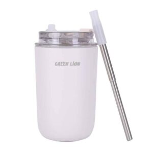 Green Lion Vacuum Travel Mug Lite 280ML - White