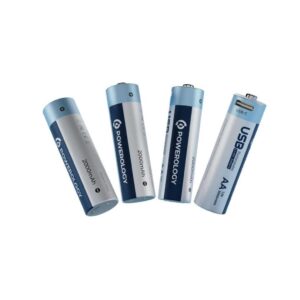 Powerology USB Rechargeable Lithium-ion Battery AAA ( 4pcs/pack ) 450mAh / 675mWh