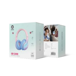 Green Lion GK-200 Kids Wireless Headphone -Pink