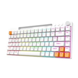 Porodo Gaming Wired Mechanical Keyboard - White