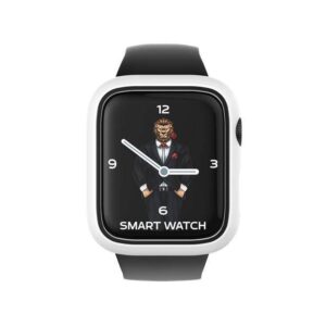 Green Slim Guard Pro Case with Glass for Apple Watch 44mm - White