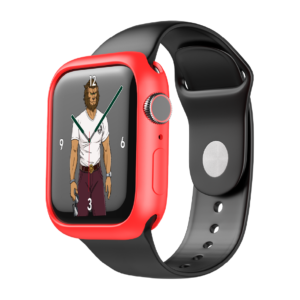 Green Stylin Guard Pro Case for Apple Watch 44mm - Red