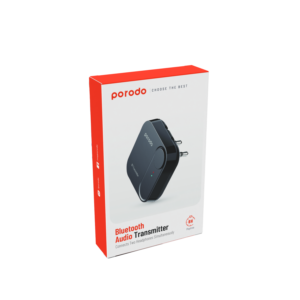 Porodo Wireless Bluetooth Audio Transmitter Dual 3.5mm - Black