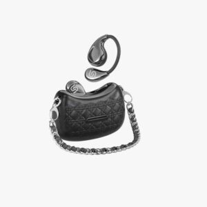 Porodo Soundtec Bluetooth ENC Earbuds with Ear-hook and Compact Bag-style - Black