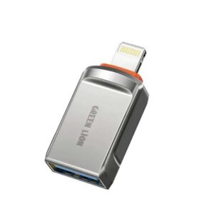 Green Lion OTG Adapter USB-A To Lightning - Gray