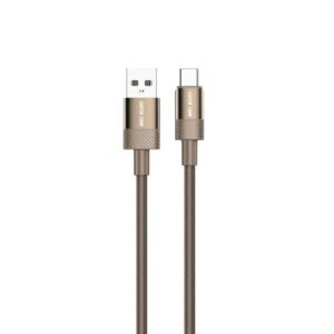 Green Lion Desert Spark Cable USB-A to USB-C 1M 15W- Desert Titanium