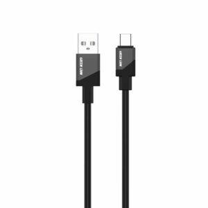 Green Lion USB-A to USB-C Silicone Cable 1m 15W - Black