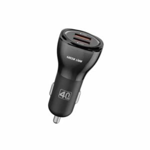 Green Lion Dual QC3.0 Car Charger 40W (QC 20W*2) - Black