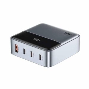 Green Lion 100W GaNPremium UK Plug - Gray