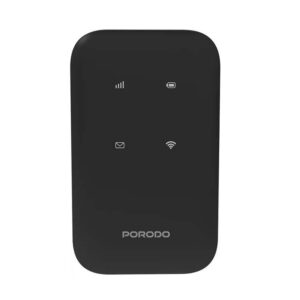 Porodo MIFI 4G Wireless Router 3000mAh Type-C- Black