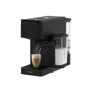 LePresso 1400W 3in1 Coffee Machine with Milk Tank 20-Bar GME Pump 7 Level - Black