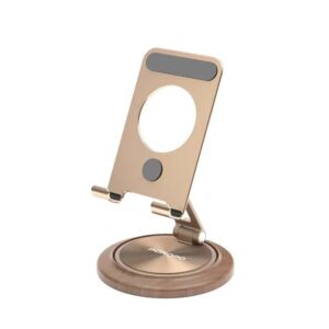 Porodo 360° Rotating Mobile & Tablet Stand - Gold