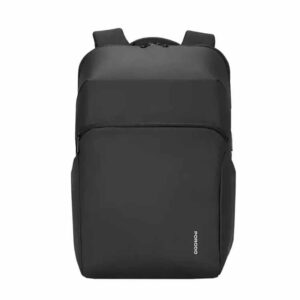 Porodo Lifestyle Water-Resistant PU Bagpack with USB-C Port - Black
