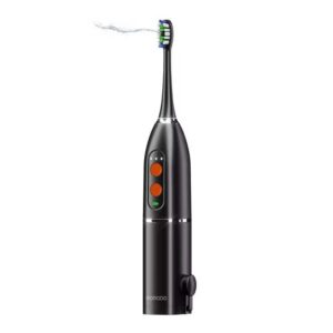 Porodo Lifestyle 1000mAh IPX7 Electric Toothbrush with Manual Mode 110ml Water Tank- Black