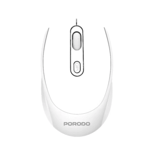 Porodo 2.4G+BT Dual Mode Rechargeable Mouse 300mAh battery Adjustable 800-1600 DPI