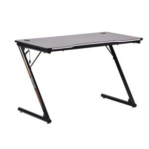 Porodo Gaming Table with RGB LED Light with Gaming Mousepad - Black