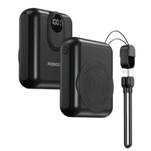 Porodo 15W MagSafe Power Bank 10000mAh - Black