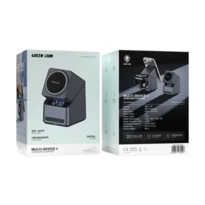 Green Lion Multi Device 4 Wireless Charger - Grey