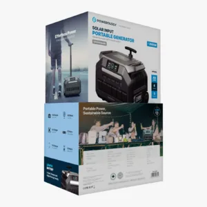 Powerology Portable Trolley Type Power Generator 2500W - Black