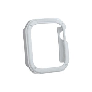 Green Guard Pro Armor TPU Case with Glass for Apple Watch 44mm - White