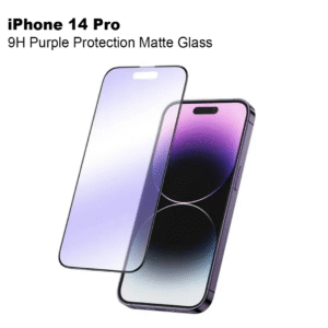 Green Lion 9H Purple Protection Matte Glass for iPhone 14 Pro - Purple