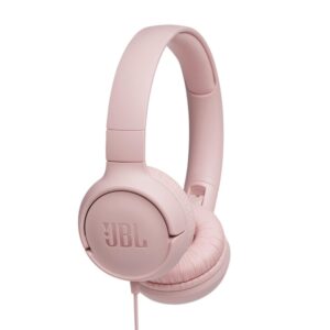 JBL T500 Wired On-Ear Headphones - Pink