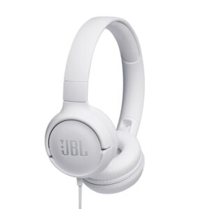 JBL T500 Wired On-Ear Headphones - White