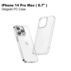 Green Delgado PC Case for iPhone 14 Pro Max ( 6.7" ) - Clear
