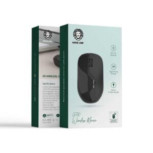 Green Lion G730 Wireless Mouse - Black