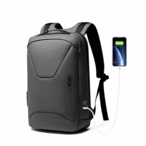 BANGE BG-22188 Premium Anti Theft Backpack with USB Port - Gray