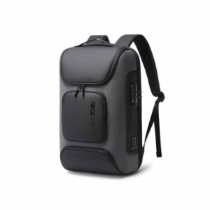 BANGE BG-7216plus Waterproof & Scratchproof Material Anti-Theft 3 Pin Lock, USB Port fit for 15.6 Inch Laptop Backpack - Gray