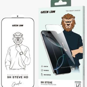 Green Lion 9H Steve HD iP Screen Protector for 17 Pro Max- Clear