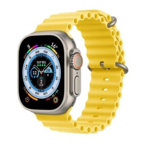 Green Lion Felex Silicone Watch Band for Apple Watch 49mm - Yellow