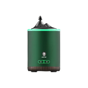 Green Smart Bakhour Mini Portable Incense Burner with Light - Green